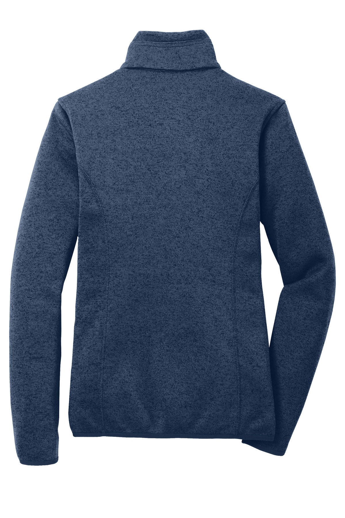 Port Authority Women's Sweater Fleece Jacket - River Blue Navy Heather