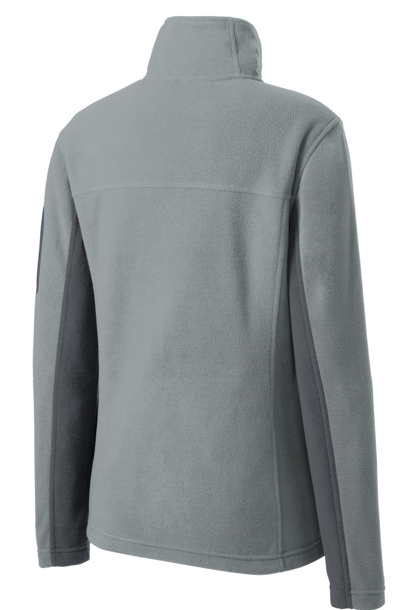 Port Authority Women's Summit Fleece Full-Zip Jacket - Frost Grey/ Magnet