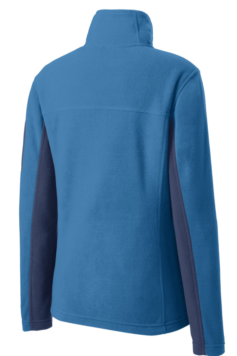 Port Authority Women's Summit Fleece Full-Zip Jacket - Regal Blue/ Dress Blue Navy