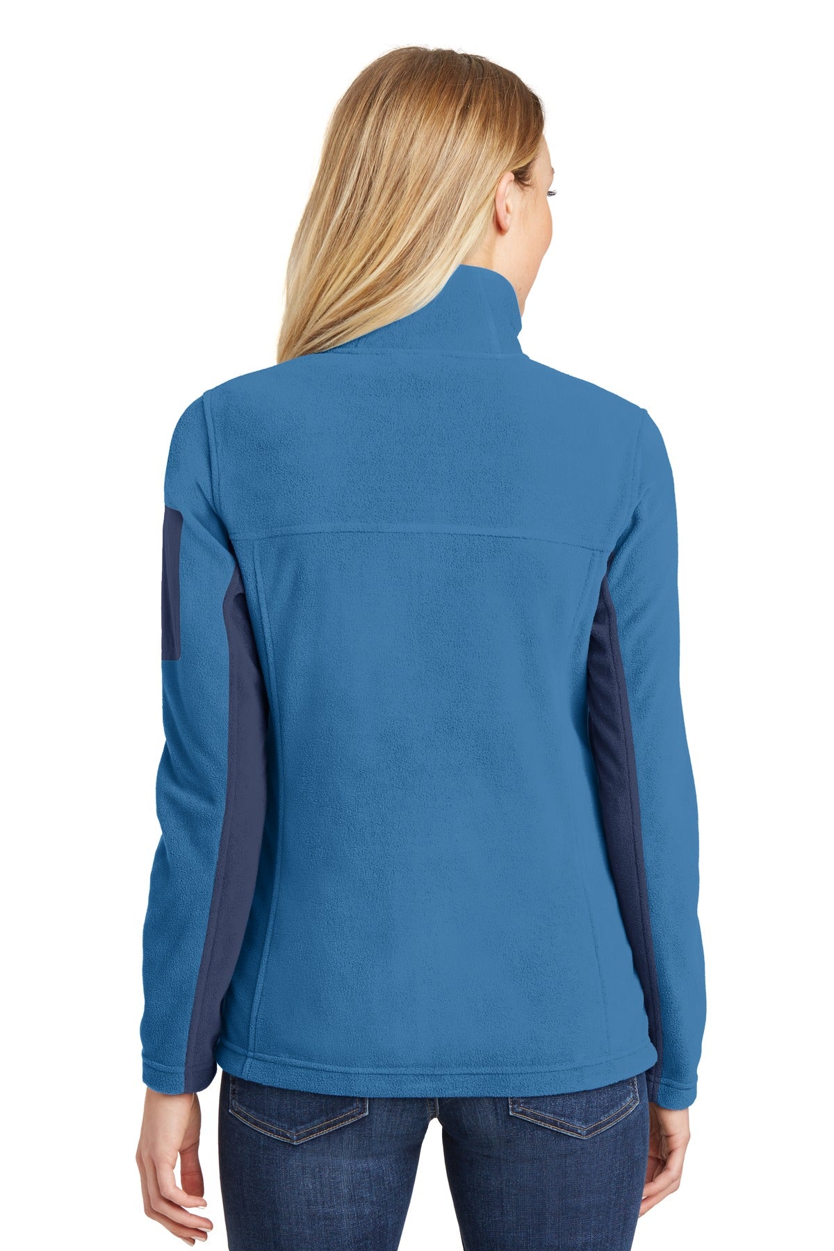 Port Authority Women's Summit Fleece Full-Zip Jacket - Regal Blue/ Dress Blue Navy