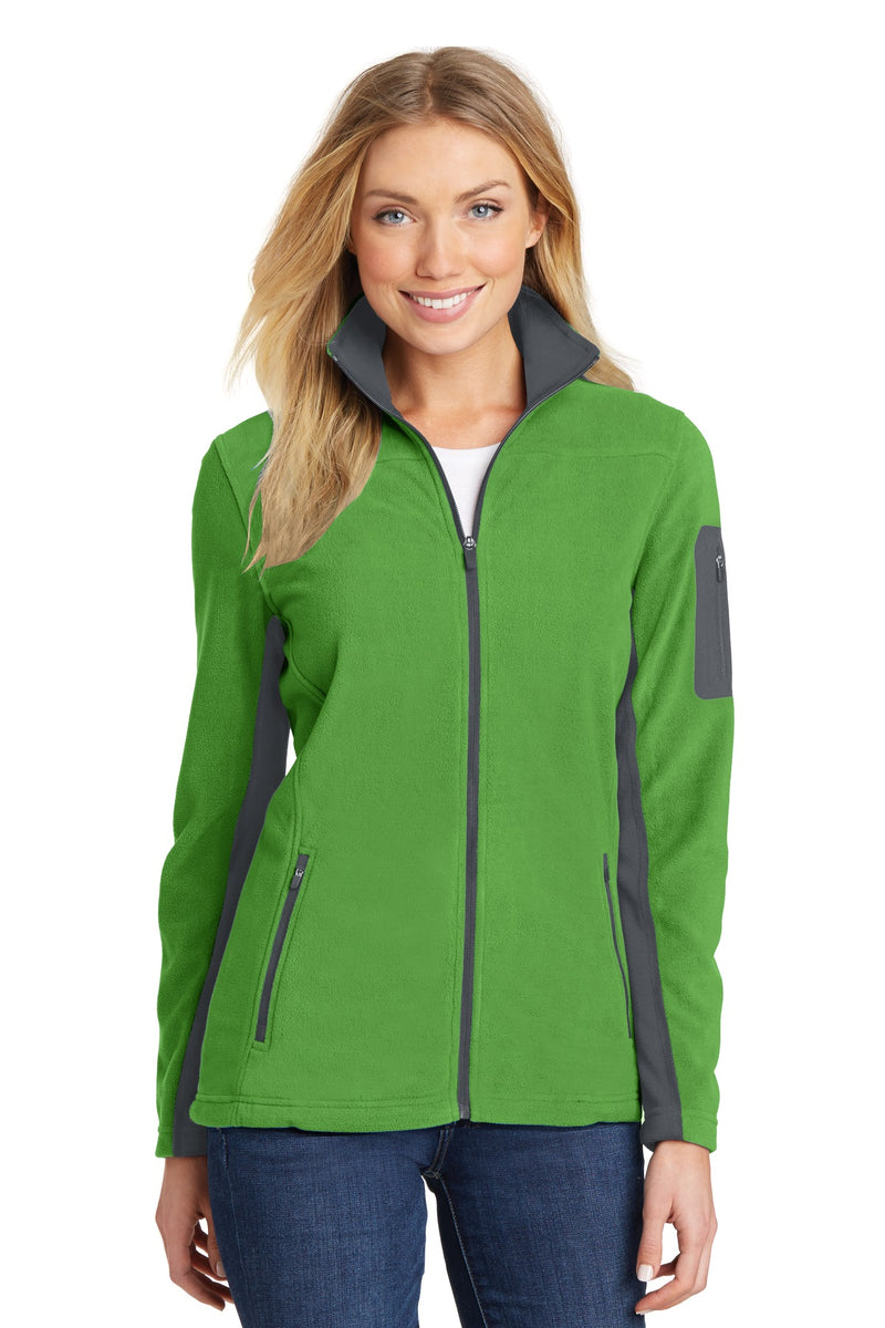 Port Authority Women's Summit Fleece Full-Zip Jacket - Vine Green/ Magnet