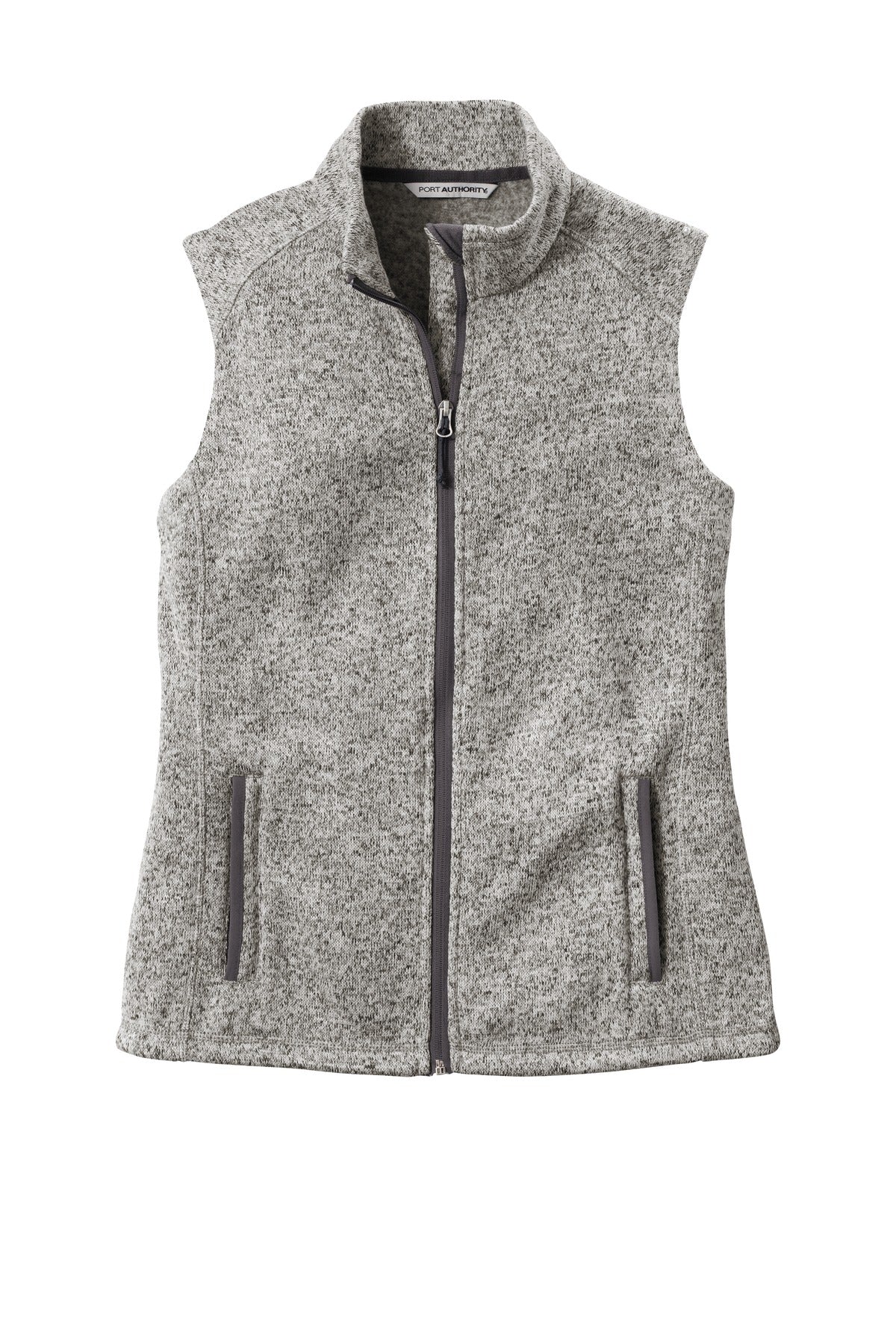 Port Authority  Women's Sweater Fleece Vest - Grey Heather