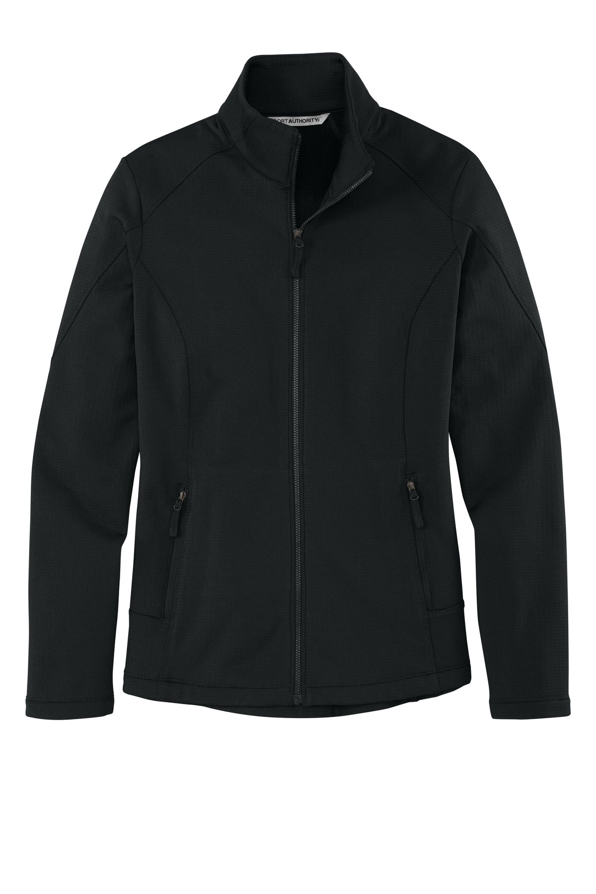 Port Authority  Women's Grid Fleece Jacket - Deep Black