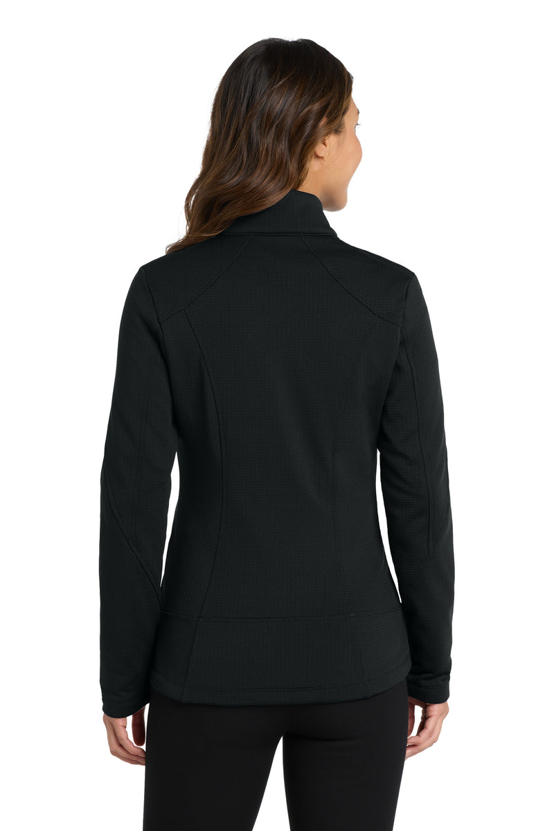 Port Authority  Women's Grid Fleece Jacket - Deep Black