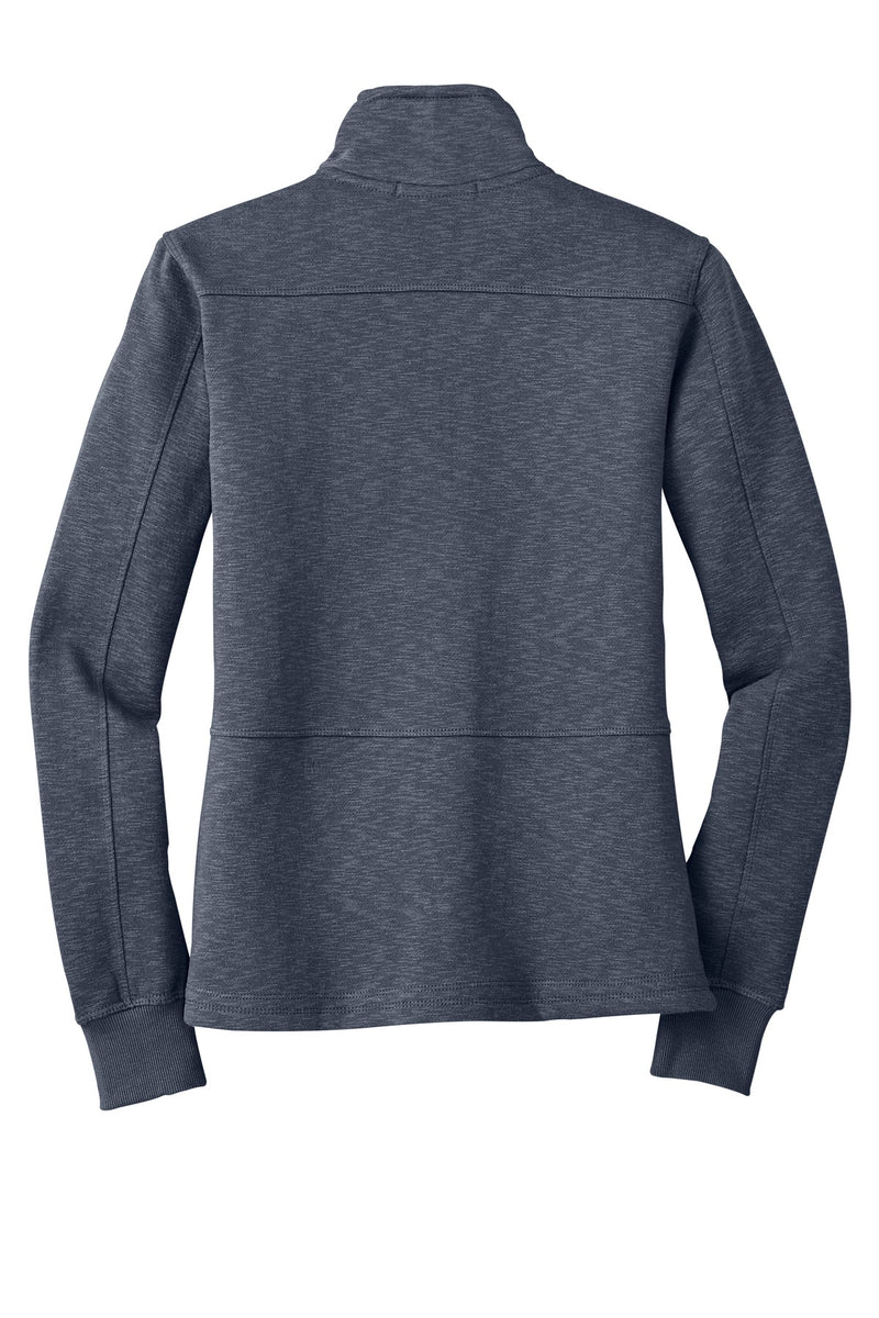 Port Authority Women's Slub Fleece Full-Zip Jacket - Slate Grey
