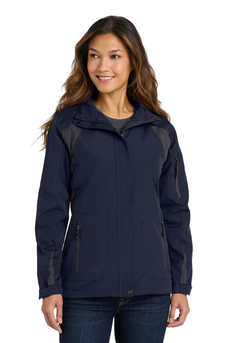 Port Authority Women's All-Season II Jacket - True Navy/ Iron Grey