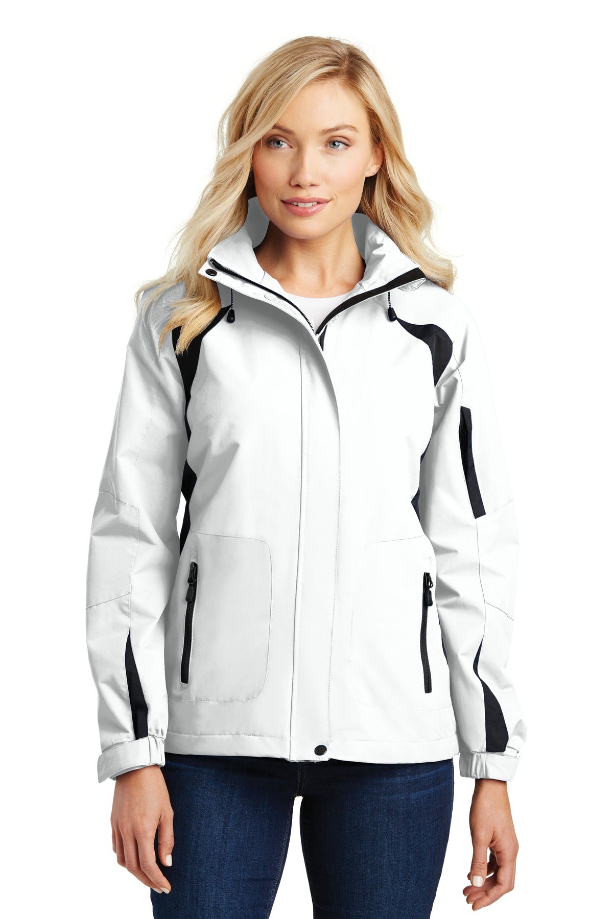 Port Authority Women's All-Season II Jacket - White/ Black