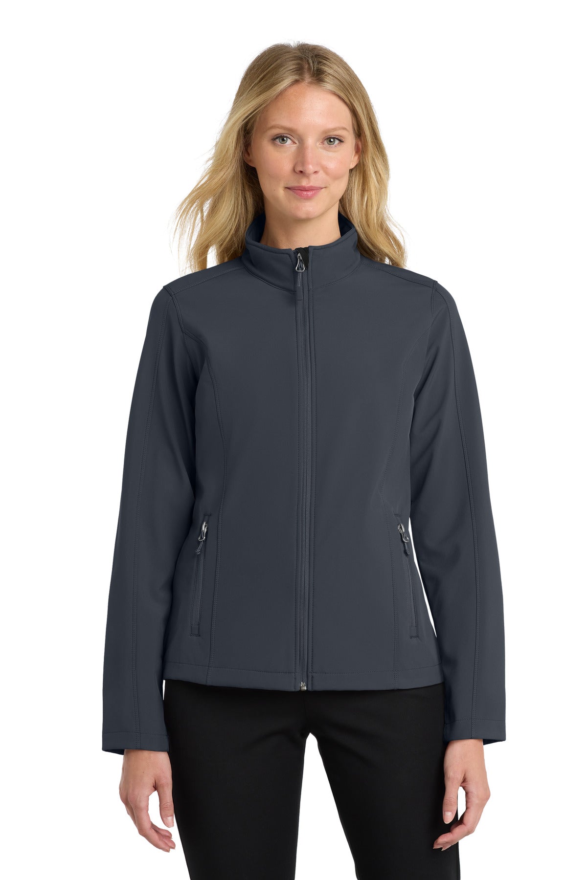 Port Authority Women's Core Soft Shell Jacket - Battleship Grey