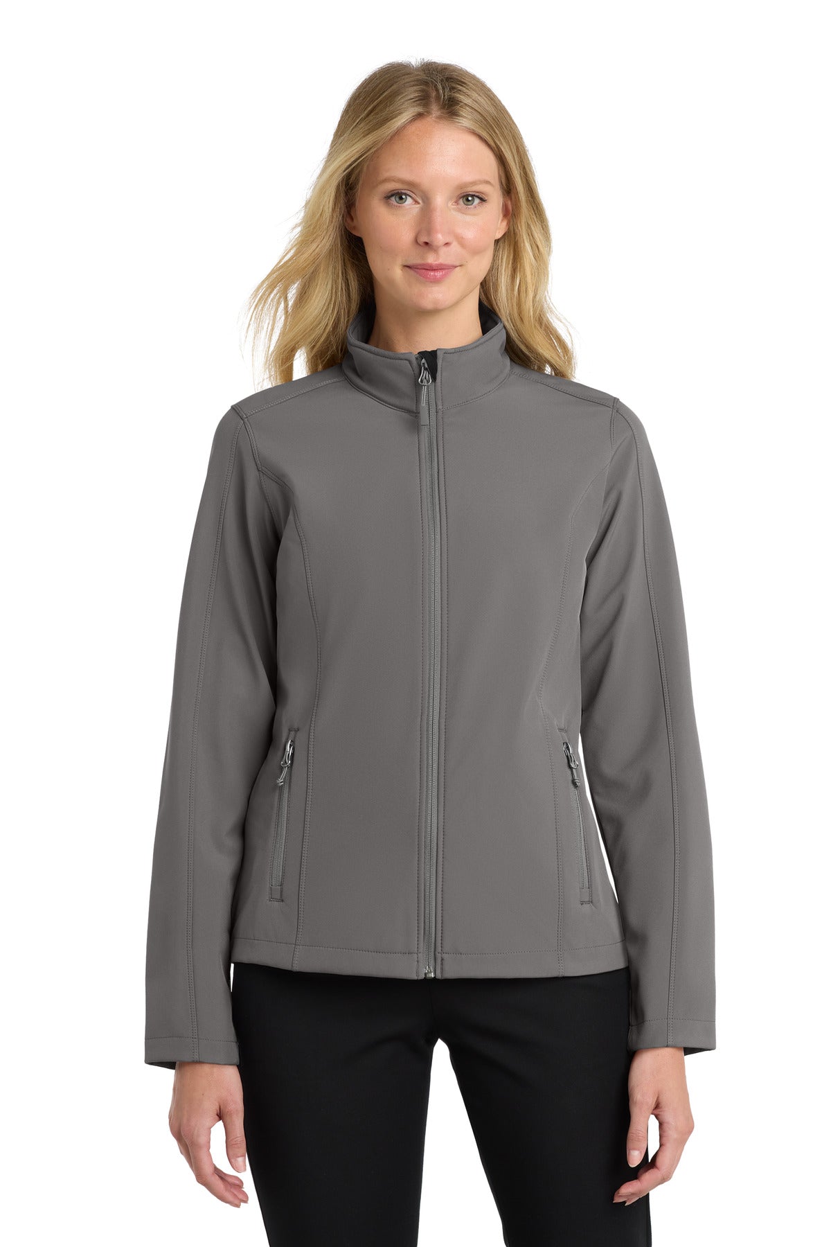 Port Authority Women's Core Soft Shell Jacket - Deep Smoke