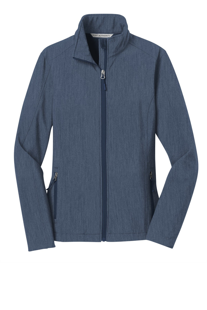 Port Authority Women's Core Soft Shell Jacket - Navy Heather