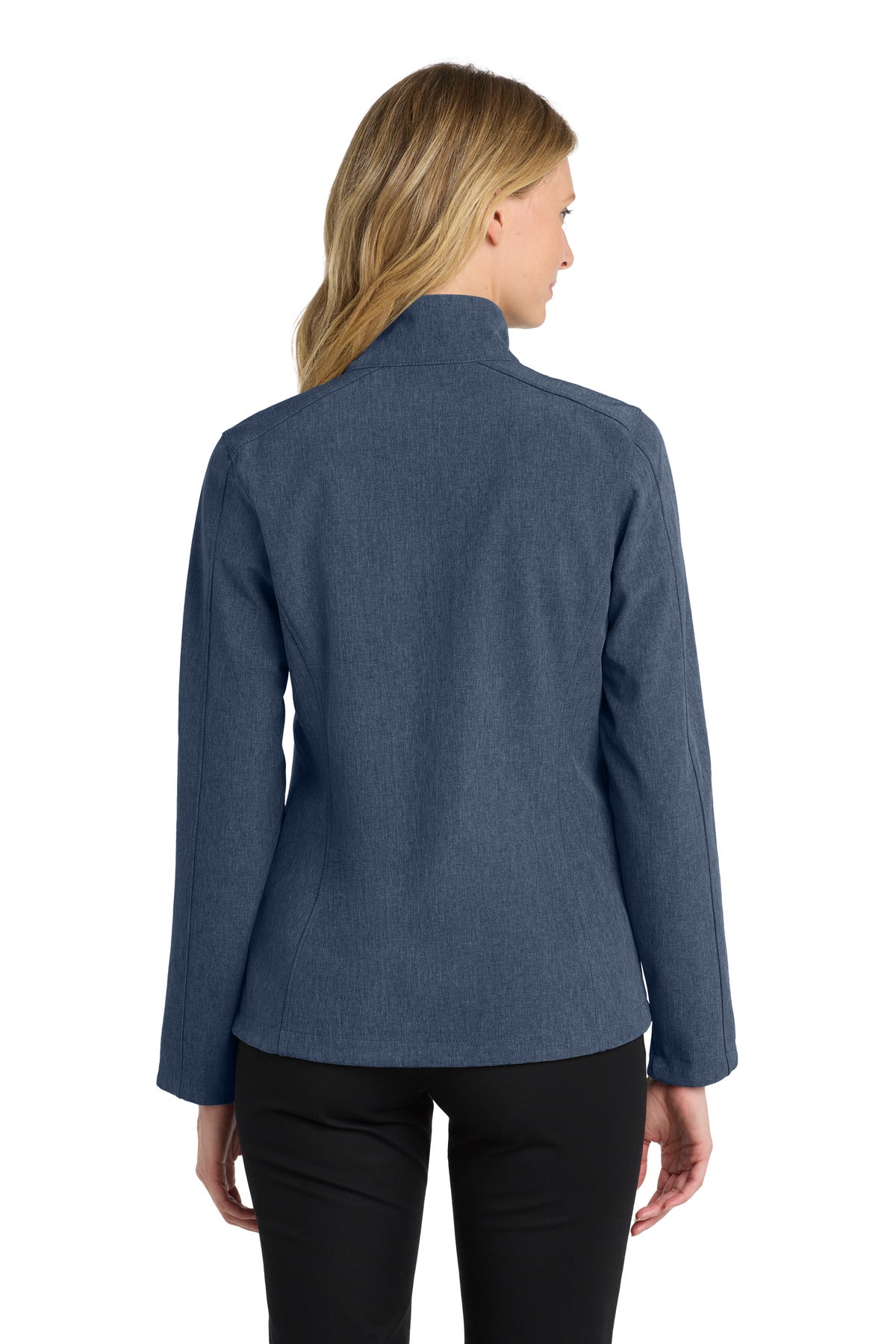 Port Authority Women's Core Soft Shell Jacket - Navy Heather