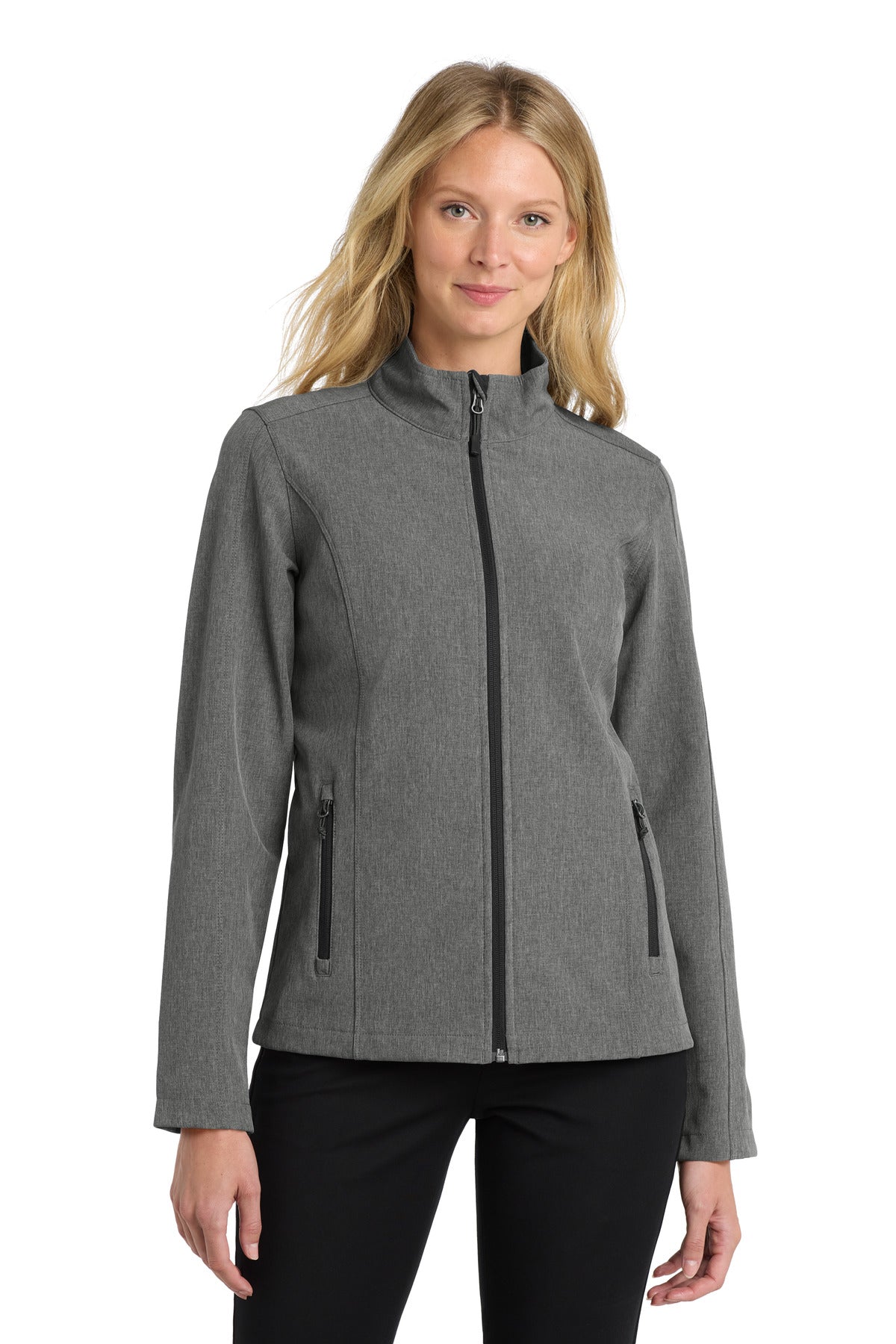 Port Authority Women's Core Soft Shell Jacket - Pearl Grey Heather