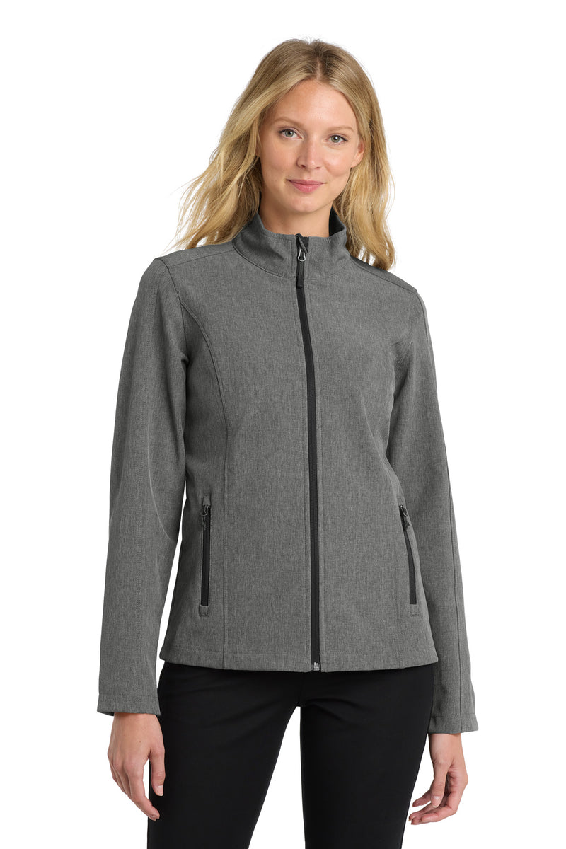 Port Authority Women's Core Soft Shell Jacket - Pearl Grey Heather