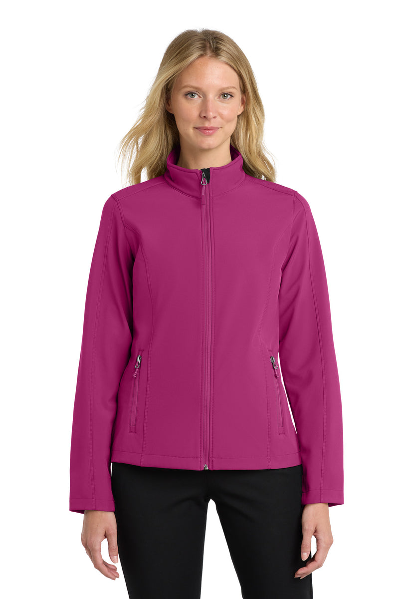 Port Authority Women's Core Soft Shell Jacket - Very Berry