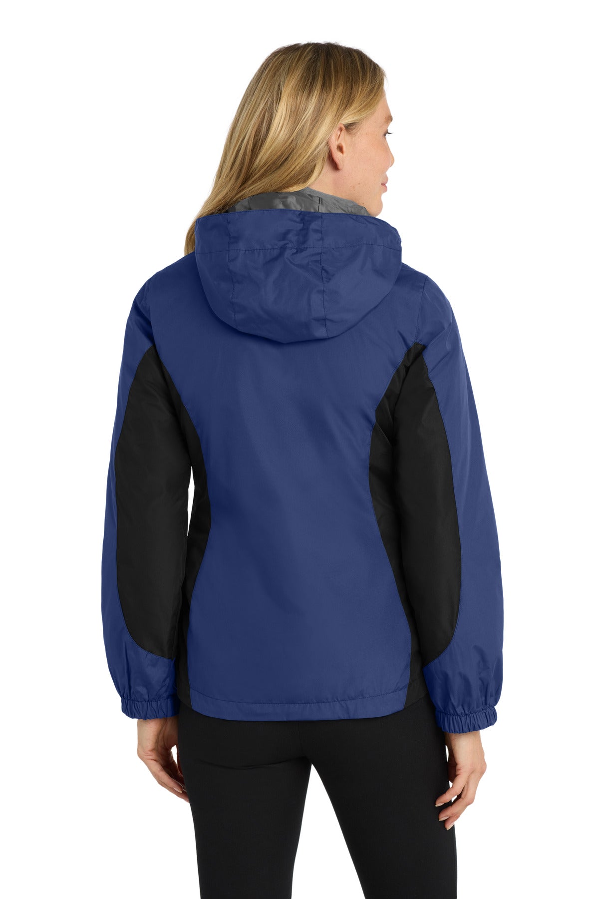 Port Authority Women's Colorblock 3-in-1 Jacket - Admiral Blue/ Black/ Magnet