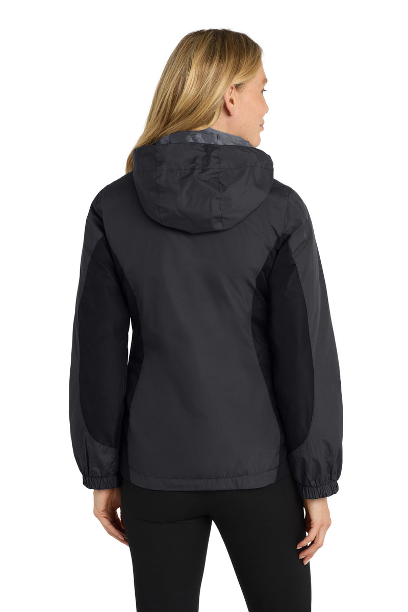 Port Authority Women's Colorblock 3-in-1 Jacket - Black/ Black/ Magnet