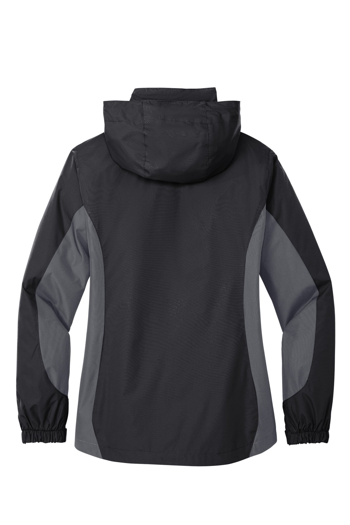 Port Authority Women's Colorblock 3-in-1 Jacket - Black/ Magnet/ Signal Red