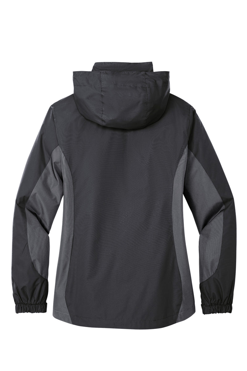 Port Authority Women's Colorblock 3-in-1 Jacket - Magnet/ Black/ Very Berry