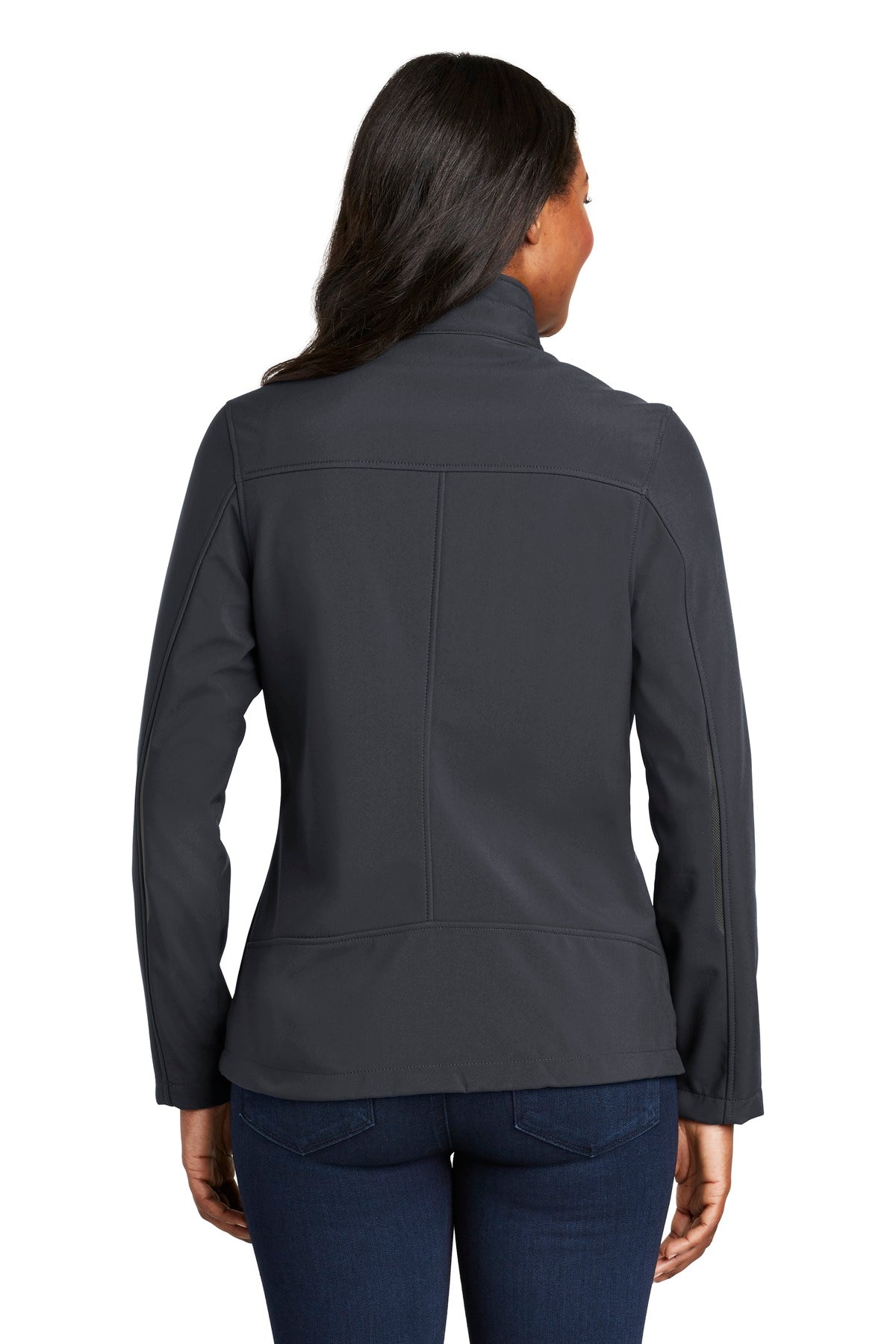 Port Authority Women's Welded Soft Shell Jacket - Battleship Grey