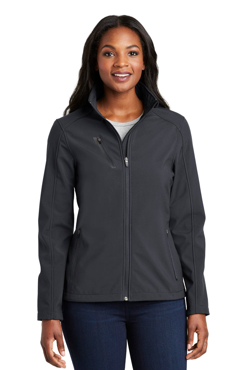 Port Authority Women's Welded Soft Shell Jacket - Battleship Grey