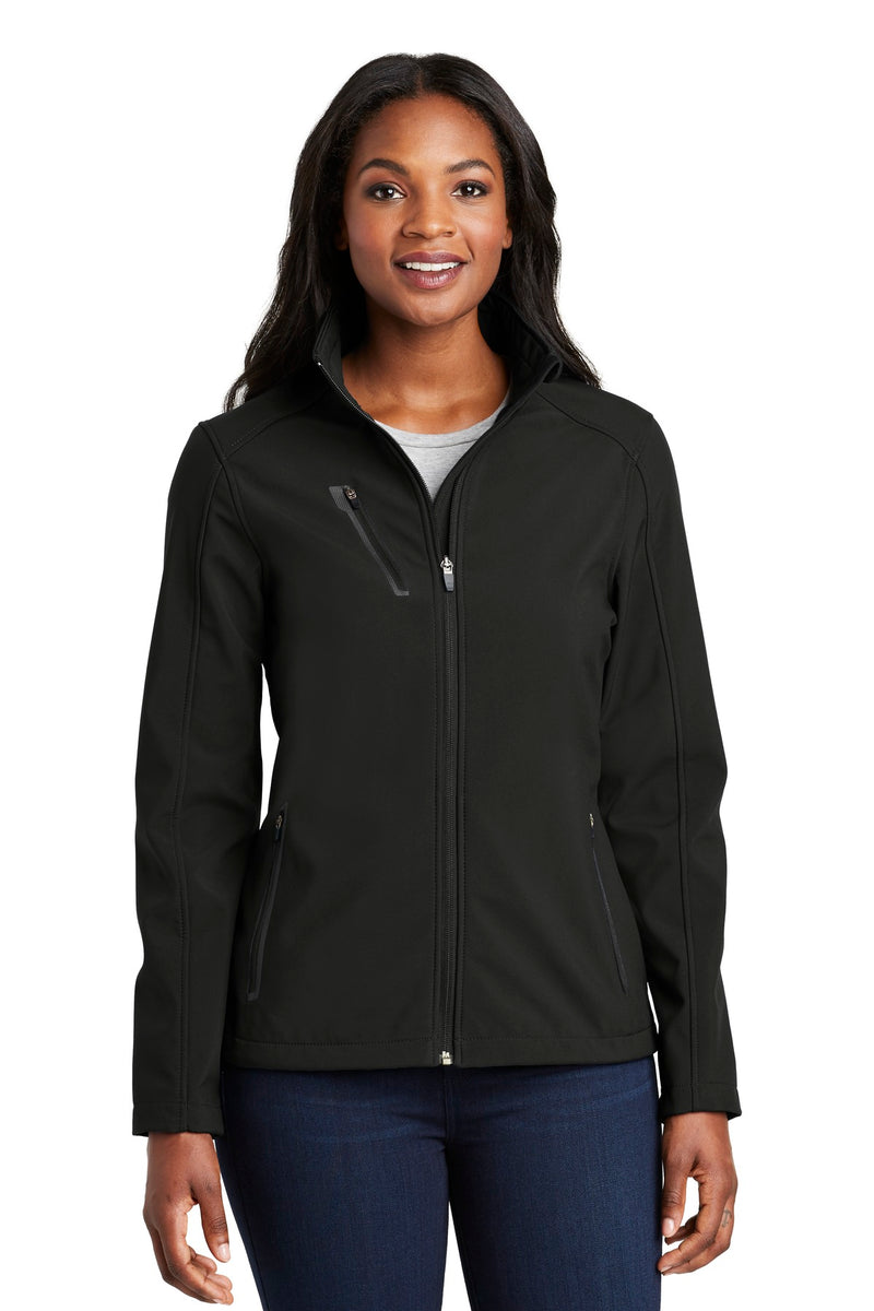 Port Authority Women's Welded Soft Shell Jacket - Black