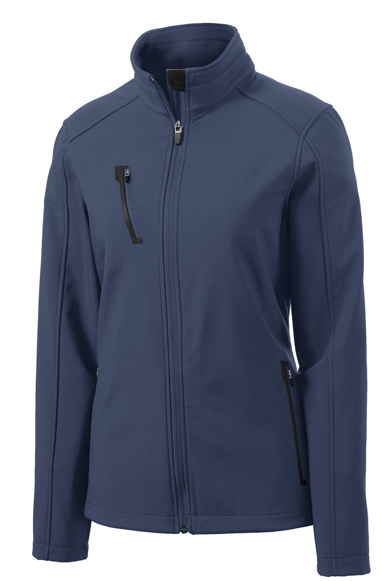 Port Authority Women's Welded Soft Shell Jacket - Dress Blue Navy