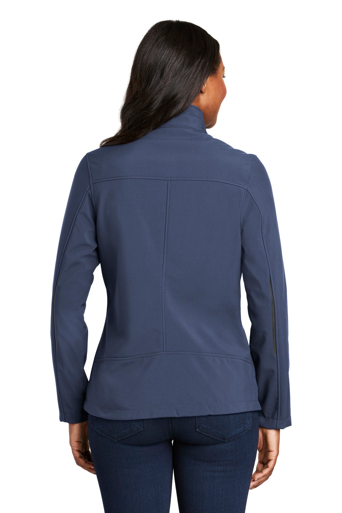 Port Authority Women's Welded Soft Shell Jacket - Dress Blue Navy