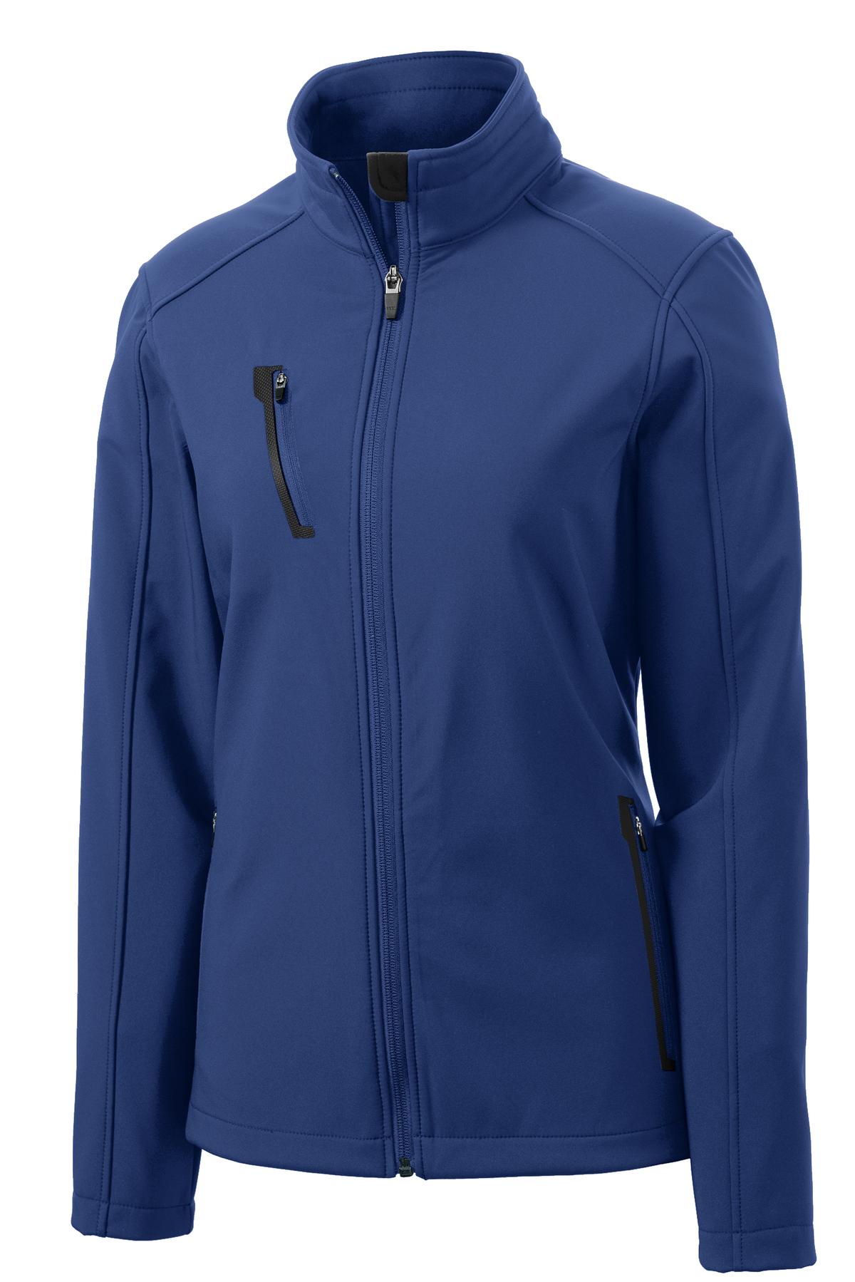 Port Authority Women's Welded Soft Shell Jacket - Estate Blue