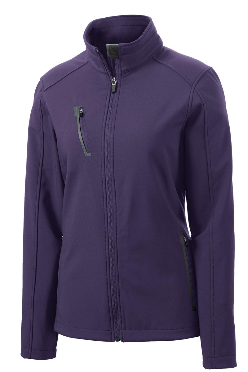 Port Authority Women's Welded Soft Shell Jacket - Posh Purple