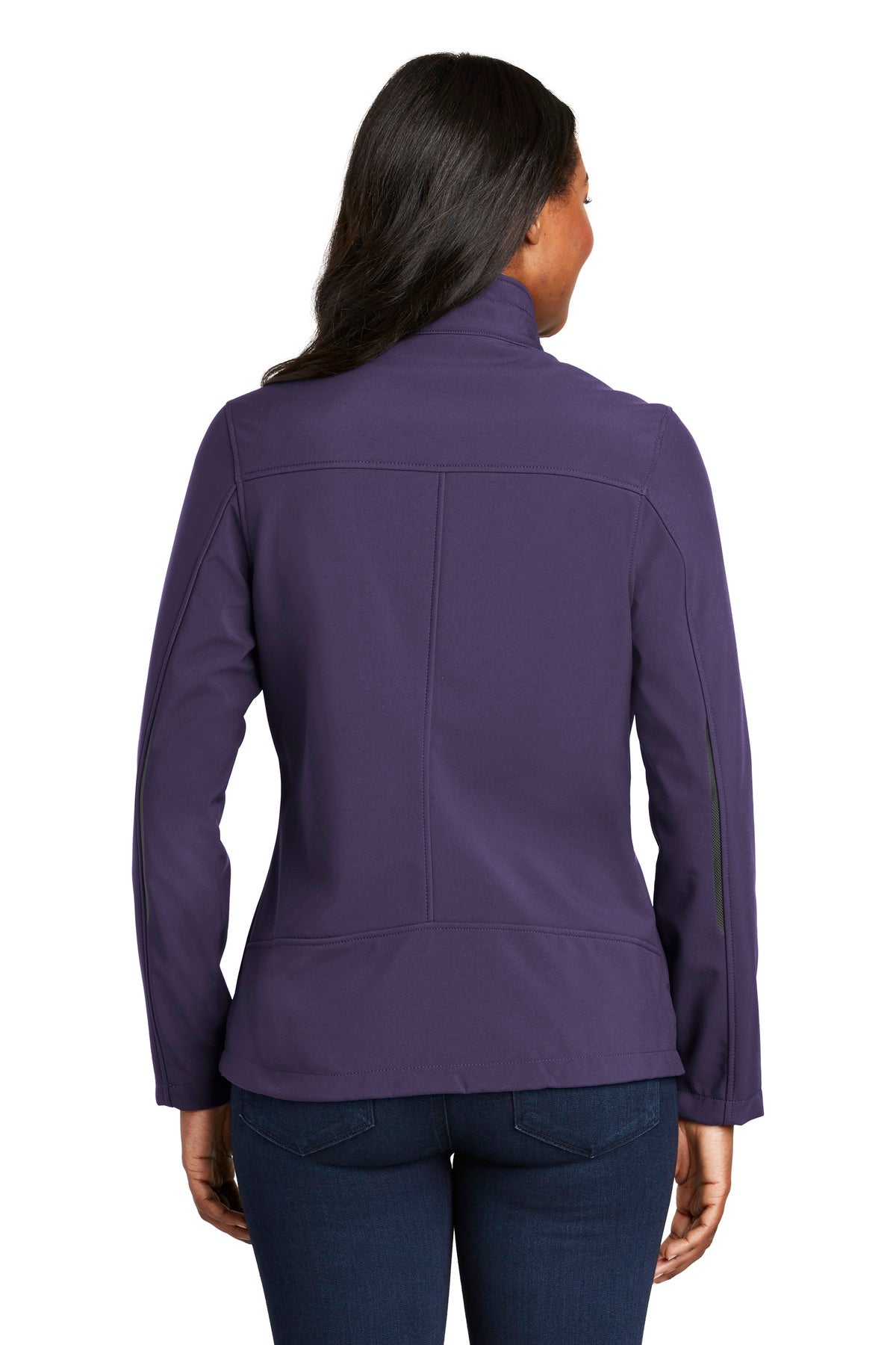 Port Authority Women's Welded Soft Shell Jacket - Posh Purple