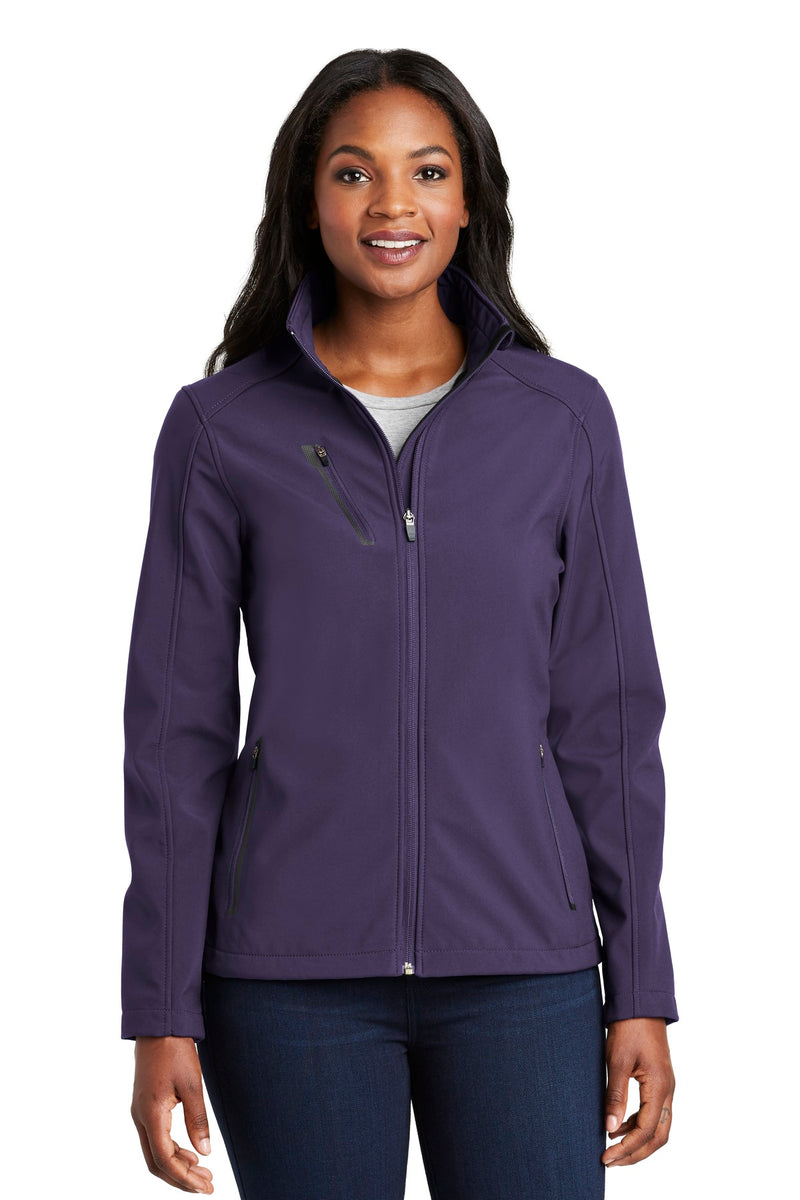 Port Authority Women's Welded Soft Shell Jacket - Posh Purple