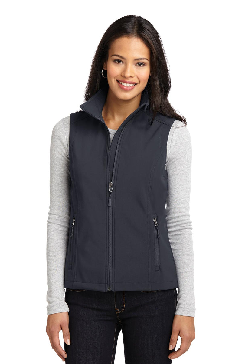 Genesis Church Petoskey · Port Authority Women's Core Soft Shell Vest (Battleship Grey)
