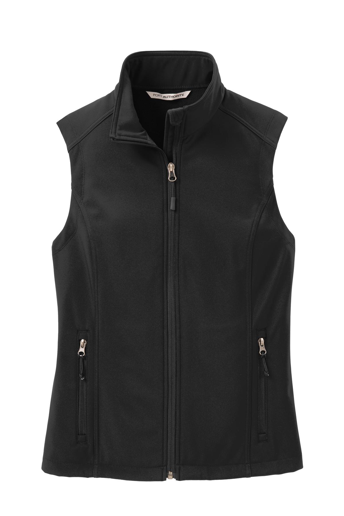 Genesis Church Boyne · Port Authority Women's Core Soft Shell Vest — Black