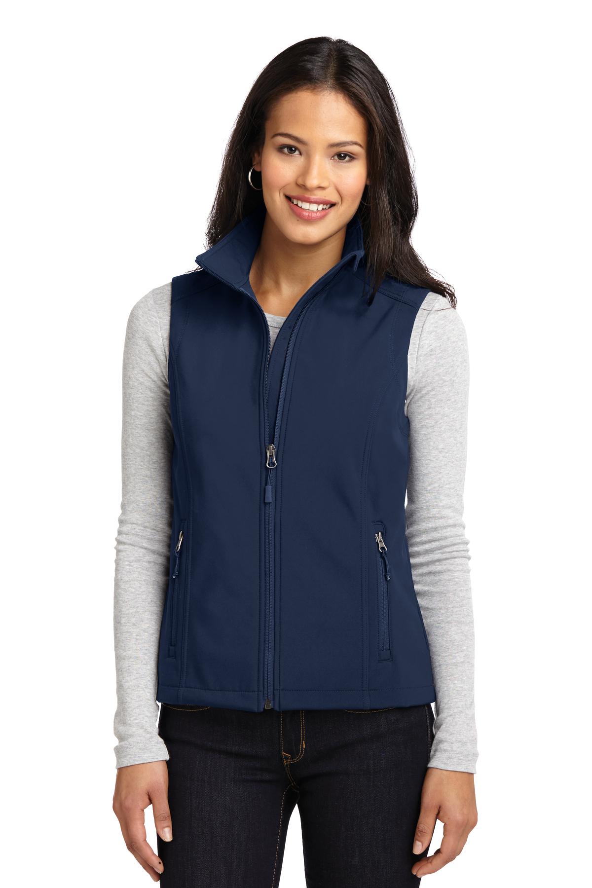 Port Authority Women's Core Soft Shell Vest - Dress Blue Navy