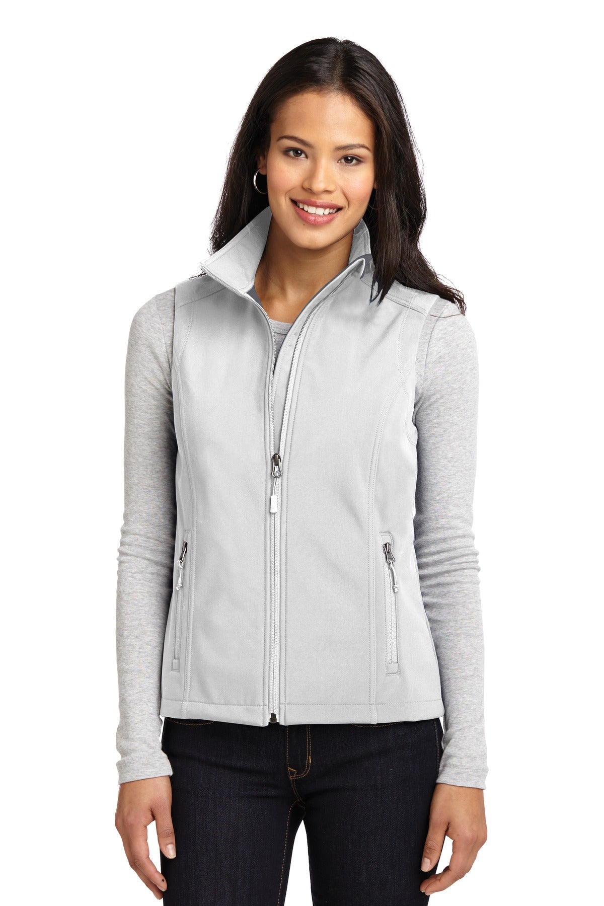 Port Authority Women's Core Soft Shell Vest - Marshmallow