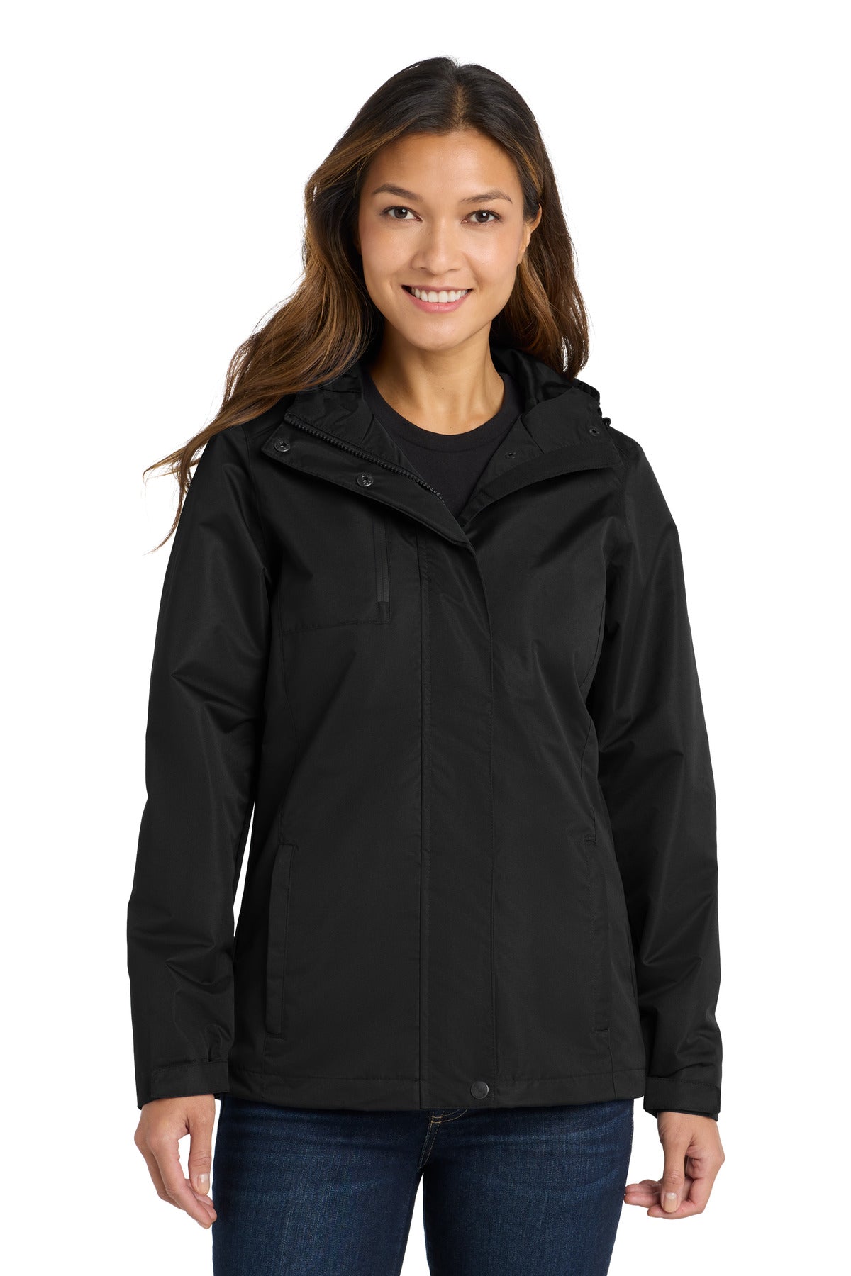 Port Authority Women's All-Conditions Jacket - Black