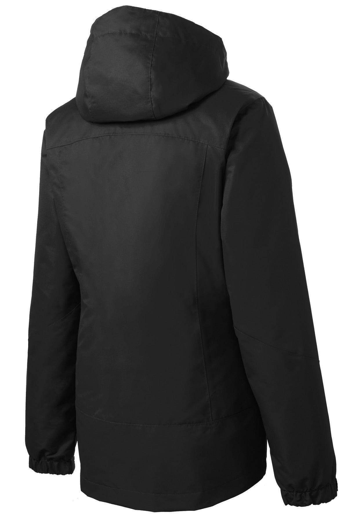 Port Authority Women's Vortex Waterproof 3-in-1 Jacket - Black/ Black