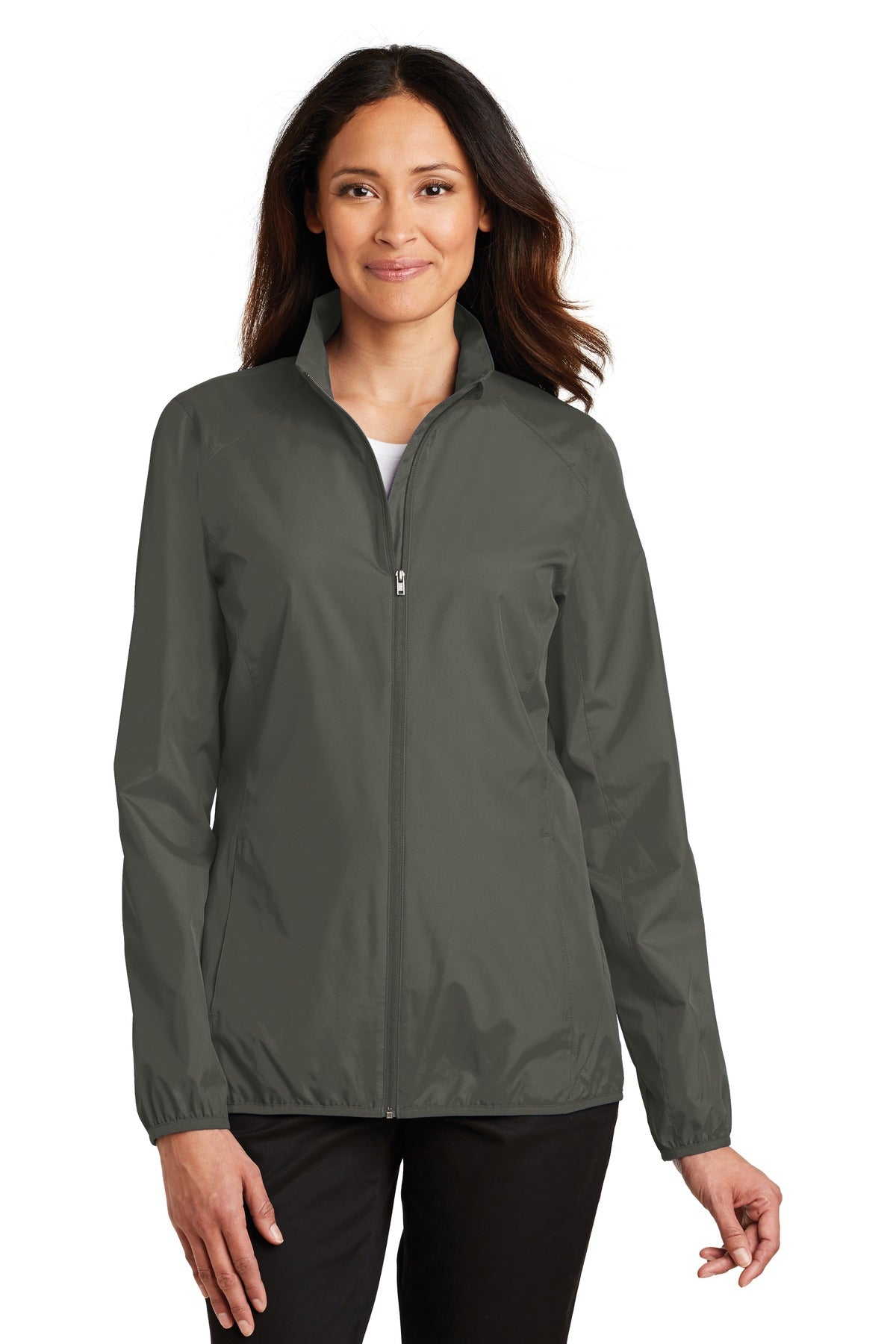 Port Authority Women's Zephyr Full-Zip Jacket - Grey Steel