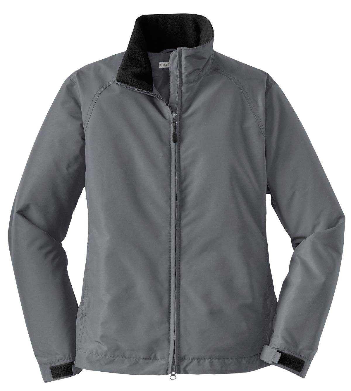 Port Authority Women's Challenger Jacket - Steel Grey/ True Black