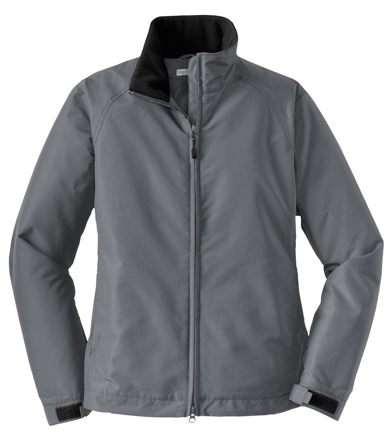 Port Authority Women's Challenger Jacket - Steel Grey/ True Black