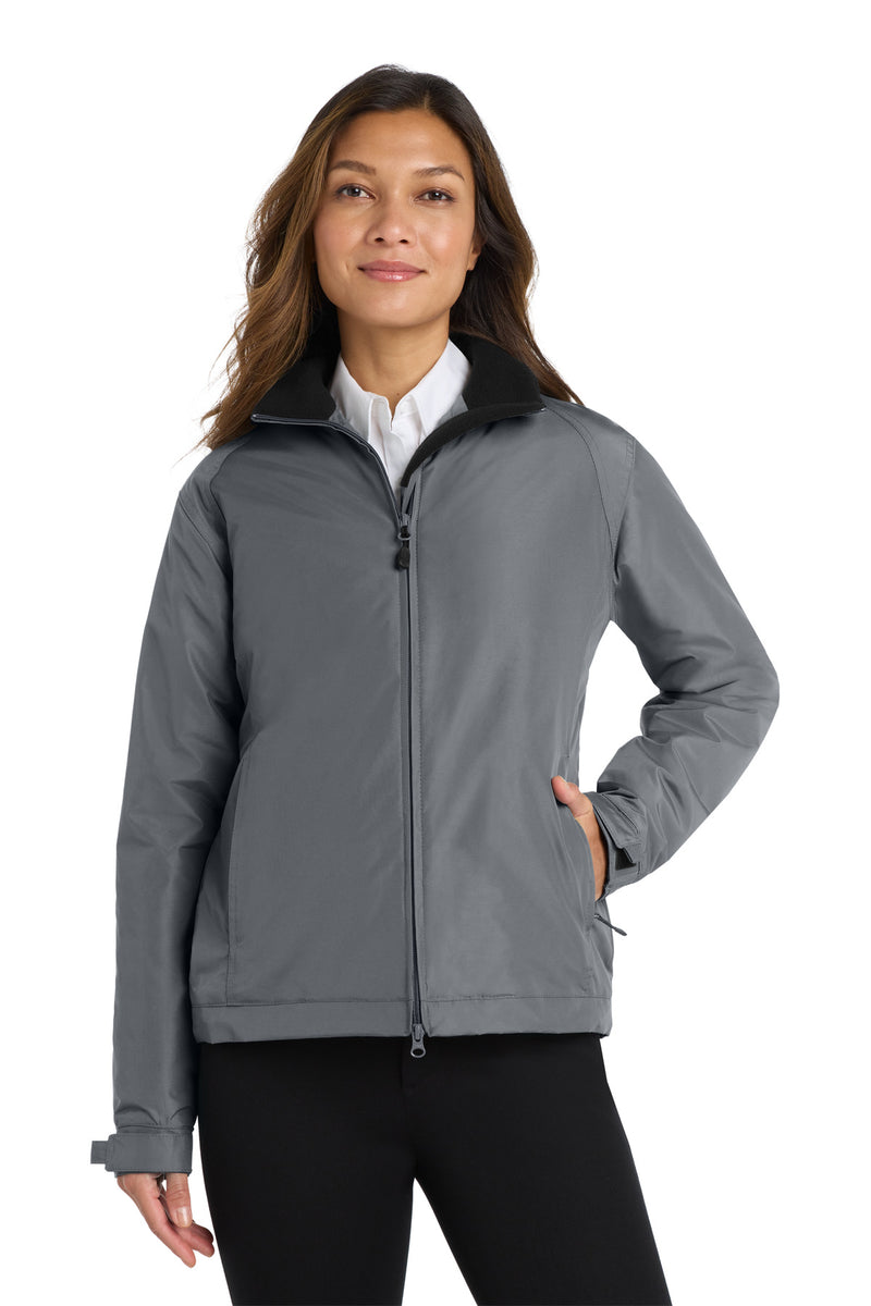 Port Authority Women's Challenger Jacket - Steel Grey/ True Black