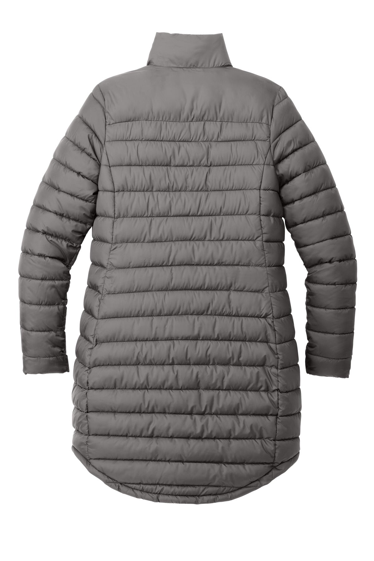 Port Authority Women's Horizon Puffy Long Jacket - Deep Smoke