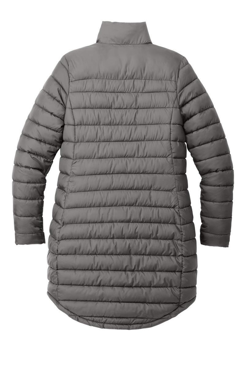 Port Authority Women's Horizon Puffy Long Jacket - Deep Smoke