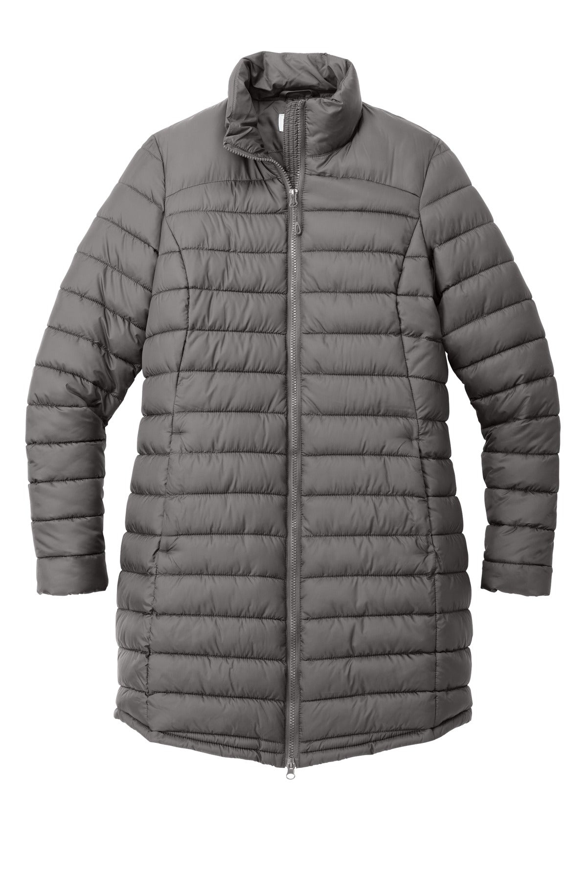 Port Authority Women's Horizon Puffy Long Jacket - Deep Smoke