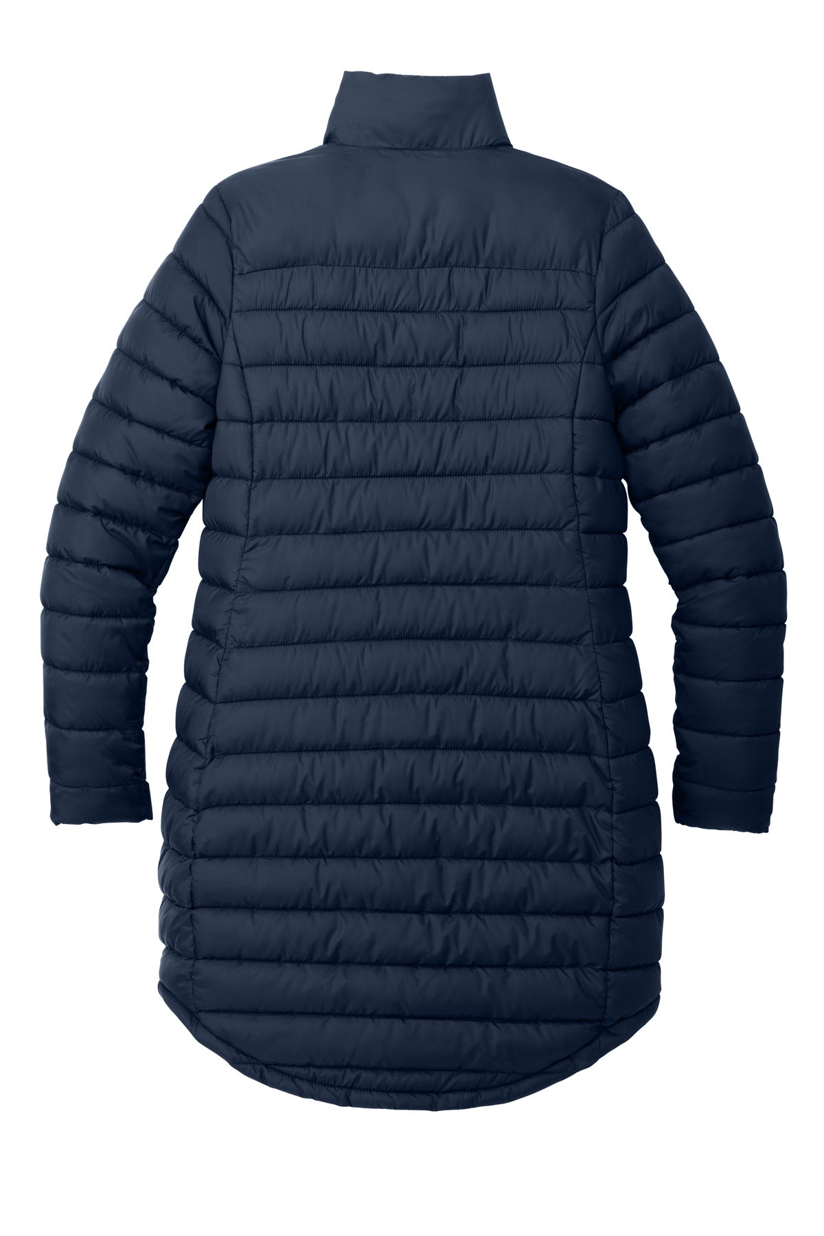 Port Authority Women's Horizon Puffy Long Jacket - Dress Blue Navy