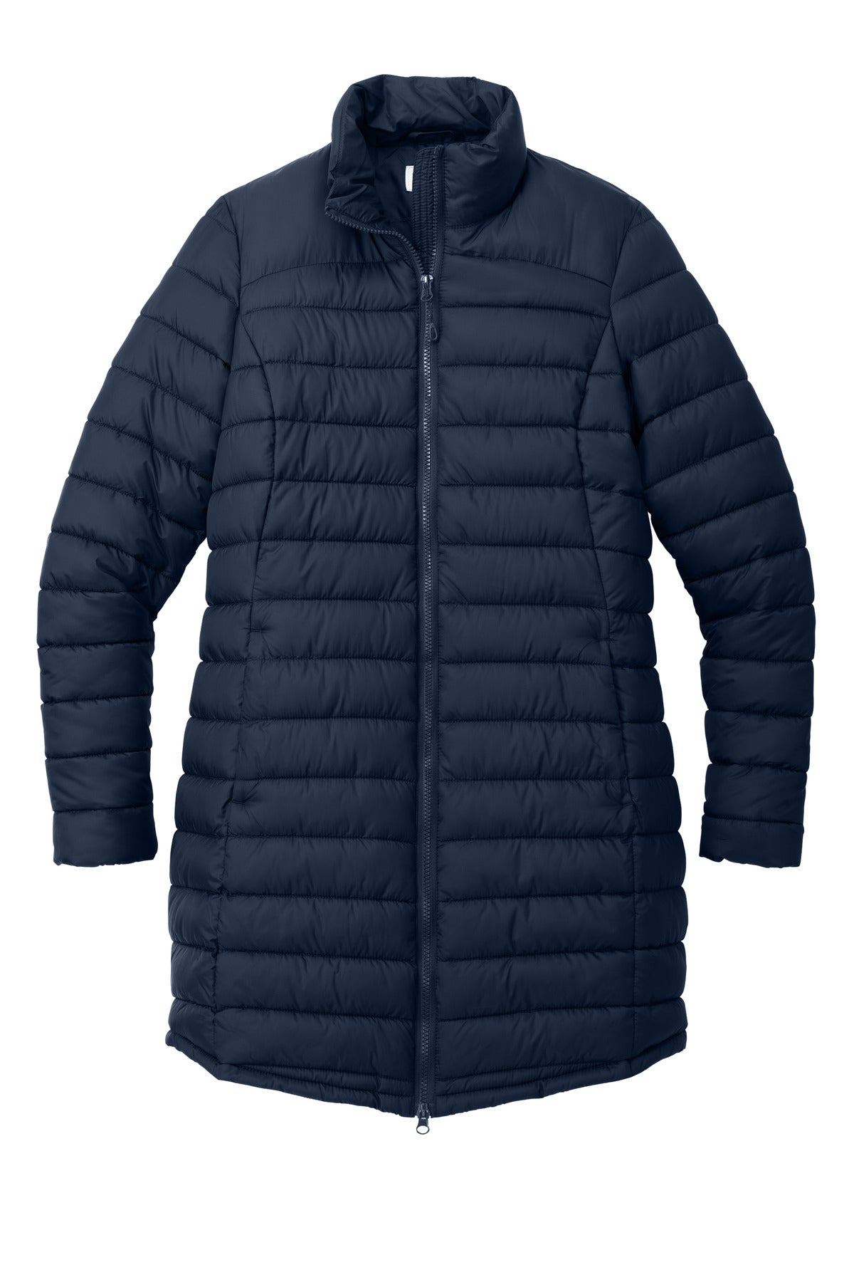 Port Authority Women's Horizon Puffy Long Jacket - Dress Blue Navy