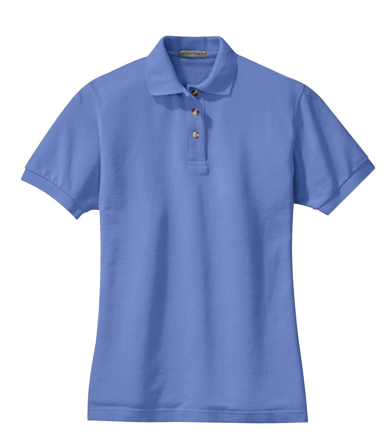 Port Authority Women's Heavyweight Cotton Pique Polo - Blueberry