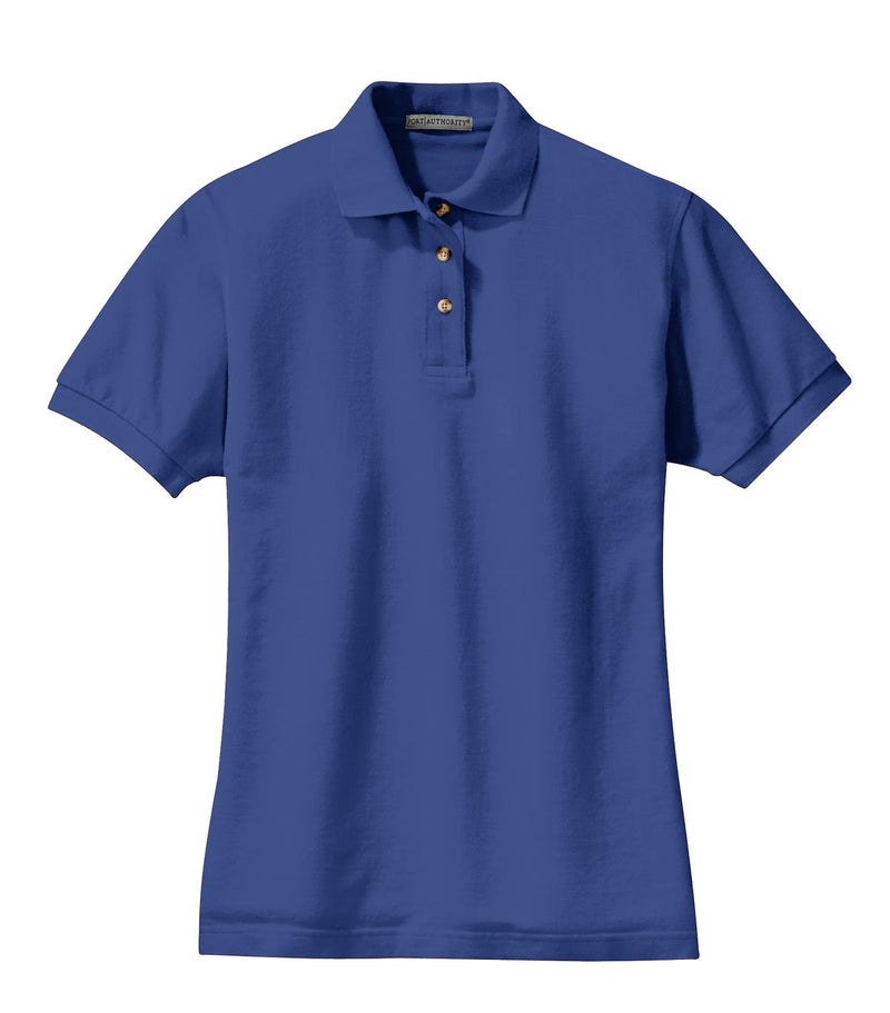 Port Authority Women's Heavyweight Cotton Pique Polo - Royal