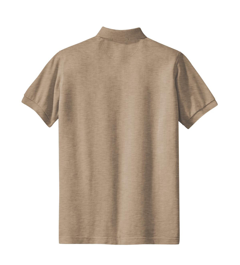 Port Authority Women's Heavyweight Cotton Pique Polo - Khaki Heather