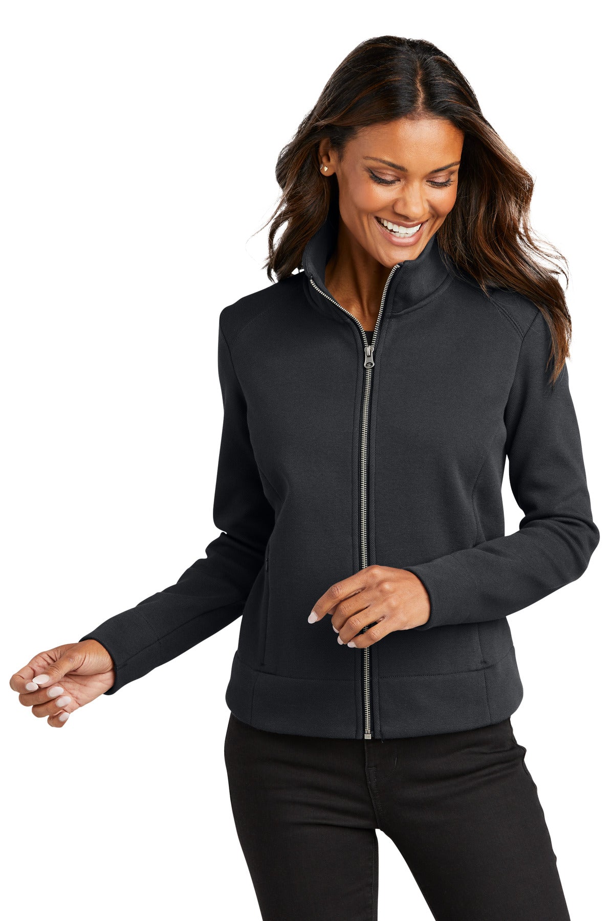 Port Authority Women's Network Fleece Jacket - Charcoal